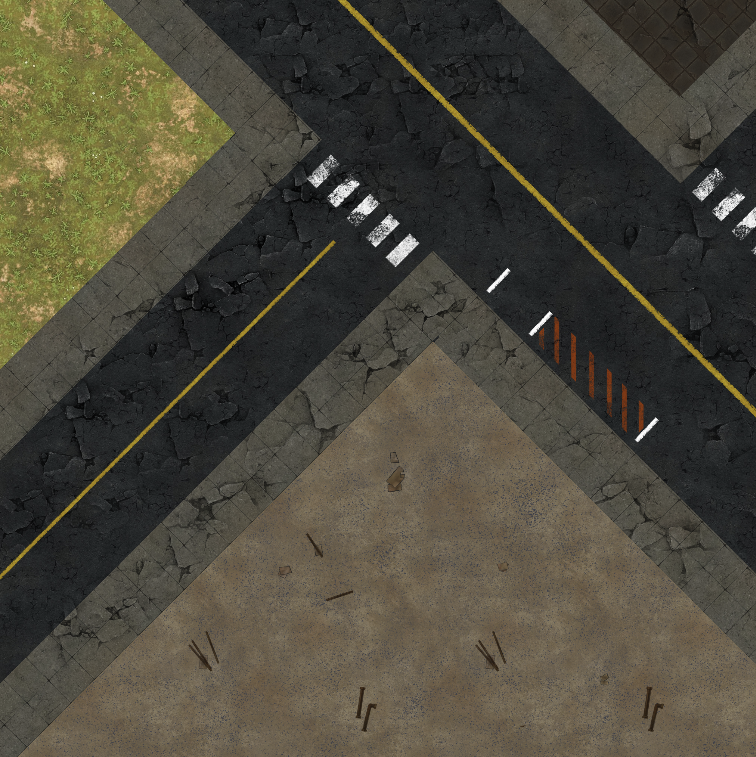 TableMat - 2 Streets, 2 Views